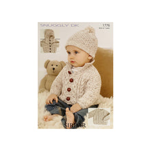 Load image into Gallery viewer, SALE: Knitting Pattern: Baby Sweater, Jacket and Hat for 0-7 Years