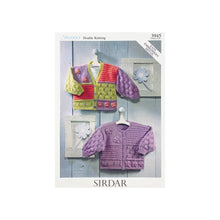 Load image into Gallery viewer, Knitting Pattern: Patchwork Cardigans in Sizes 0-6 Years