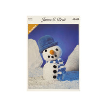 Load image into Gallery viewer, Crochet Pattern: Snowman in Chunky Yarn
