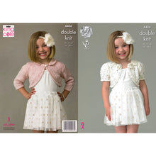 Load image into Gallery viewer, SALE: Knitting Pattern: Boleros in DK Yarn for Girls 2-9 Years