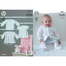Load image into Gallery viewer, Knitting Pattern: Baby Matinee Coat, Angel Top, Cardigan and Blanket for 0-24 Months