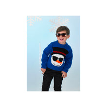Load image into Gallery viewer, SALE: Knitting Pattern: Child's Snowman Christmas Jumper