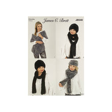 Load image into Gallery viewer, SALE: Knitting Pattern: Faux Fur Winter Accessories
