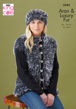 Load image into Gallery viewer, Knitting Pattern: Jackets and Headband in Faux Fur