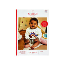 Load image into Gallery viewer, NEW Knitting Pattern: Shorts Suit with Rainbow in 4 Ply Yarn for Babies 0-24 Months