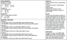 Load image into Gallery viewer, NEW Knitting Pattern: Cushions and Lap Blanket