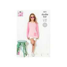 Load image into Gallery viewer, SALE: Knitting Pattern: Summer Sweater and Cardigan for 2-11 Years