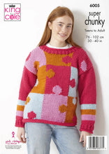 Load image into Gallery viewer, NEW Knitting Pattern: Super Chunky Puzzle Sweater
