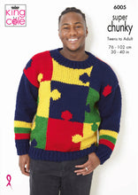 Load image into Gallery viewer, NEW Knitting Pattern: Super Chunky Puzzle Sweater