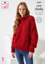 Load image into Gallery viewer, NEW Knitting Pattern: Super Chunky Ladies Sweaters