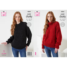 Load image into Gallery viewer, NEW Knitting Pattern: Super Chunky Ladies Sweaters