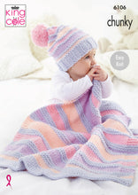 Load image into Gallery viewer, NEW Knitting Pattern: Easy Knit Baby Blankets and Hats in Chunky Yarn