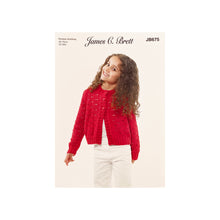 Load image into Gallery viewer, Knitting Pattern: Cotton Cardigan for Girls 3-13 Years