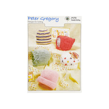 Load image into Gallery viewer, Knitting Pattern: Baby Hats. Five Designs for Newborn to 2 Years