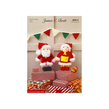 Load image into Gallery viewer, Knitting Pattern: Mr and Mrs Claus Knitted Toys
