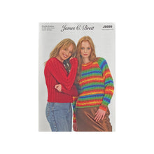 Load image into Gallery viewer, Knitting Pattern: Ladies Sweater in DK Yarn