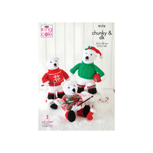 Load image into Gallery viewer, Knitting Pattern: Polar Bears