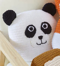 Load image into Gallery viewer, NEW Crochet Pattern: Easy Crochet Animal Cushions in Chunky Yarn