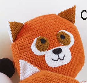NEW Crochet Pattern: Easy Crochet Animal Cushions in Chunky Yarn