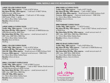 Load image into Gallery viewer, SALE: Knitting Pattern: Cuddle Ducks to Knit in DK Yarn