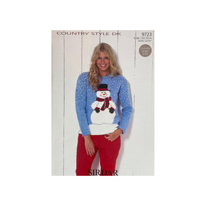 Knitting Pattern: Snowman Christmas Jumper