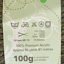 Load image into Gallery viewer, NEW Super Chunky Yarn: Big Value, Camouflage, (100g)