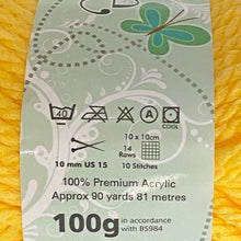 Load image into Gallery viewer, NEW Super Chunky Yarn: Big Value, Gold, (100g)