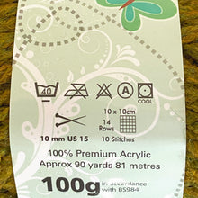 Load image into Gallery viewer, NEW Super Chunky Yarn: Big Value, Olive, (100g)