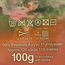 Load image into Gallery viewer, NEW Super Chunky Yarn: Celestial in Mars, Red, 100g Ball