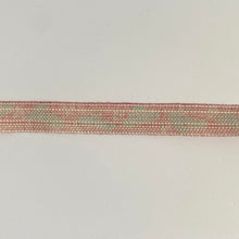 Load image into Gallery viewer, NEW Christmas Ribbon: 15mm, Red Cotton Dekozweig Ribbon with Sparkle