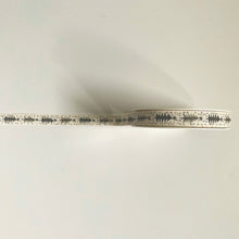 Load image into Gallery viewer, NEW Christmas Ribbon: 15mm, Silver Cotton Christmas Tree Ribbon with Sparkle