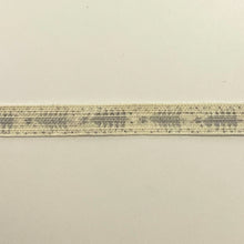 Load image into Gallery viewer, NEW Christmas Ribbon: 15mm, Silver Cotton Christmas Tree Ribbon with Sparkle