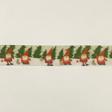 Load image into Gallery viewer, NEW Christmas Ribbon: 40mm, Gonks and Christmas Trees on Ribbon