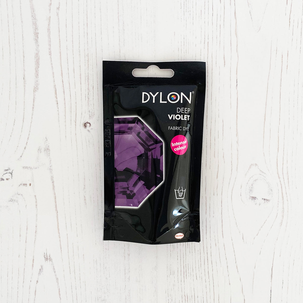 Dylon Fabric Hand Dye, 50g Sachet, Deep Violet YardandYarn