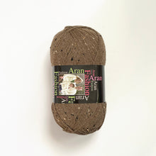 Load image into Gallery viewer, NEW Aran Yarn: Brown Fashion Aran with Wool, 400g