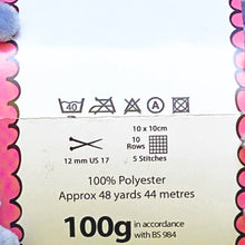 Load image into Gallery viewer, Chunky Yarn: Funny Yummy, Silver, 100g