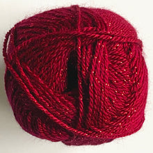 Load image into Gallery viewer, DK Yarn: Merlot Red Glitz, 100g