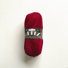 Load image into Gallery viewer, DK Yarn: Merlot Red Glitz, 100g