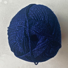 Load image into Gallery viewer, DK Yarn: Navy Glitz, 100g