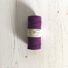 Load image into Gallery viewer, Hemptique 100% Hemp Cord: Purple, 5 or 10m, 1mm wide