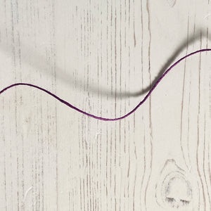 Hemp Cord: Purple, 5 or 10mm, 1mm wide
