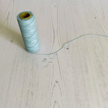 Load image into Gallery viewer, Hemptique 100% Hemp Cord: Light Blue, 5 or 10m, 1mm wide