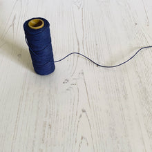 Load image into Gallery viewer, Hemptique 100% Hemp Cord: Navy, 5 or 10m, 1mm wide