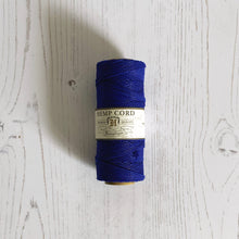 Load image into Gallery viewer, Hemptique 100% Hemp Cord: Royal Blue, 5 or 10m, 1mm wide
