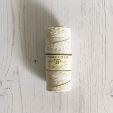 Load image into Gallery viewer, Hemptique 100% Hemp Cord: White, 5 or 10m Lengths, 1mm wide