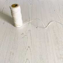 Load image into Gallery viewer, Hemptique 100% Hemp Cord: White, 5 or 10m Lengths, 1mm wide