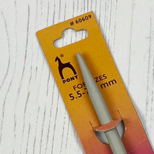 Load image into Gallery viewer, Cable Needle, Straight, Aluminium, 5.5-7.5mm