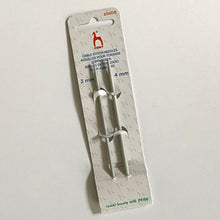 Load image into Gallery viewer, Cable Needle Pair, Straight, Aluminium, 3 and 4mm