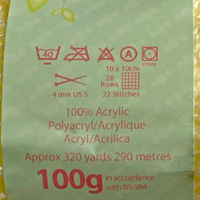 Load image into Gallery viewer, DK Yarn: King Cole Pricewise DK, Natural, 100g