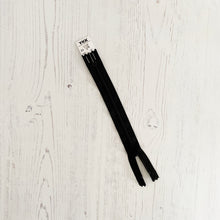 Load image into Gallery viewer, Zip: Black, 20cm (8in), YKK, Closed End